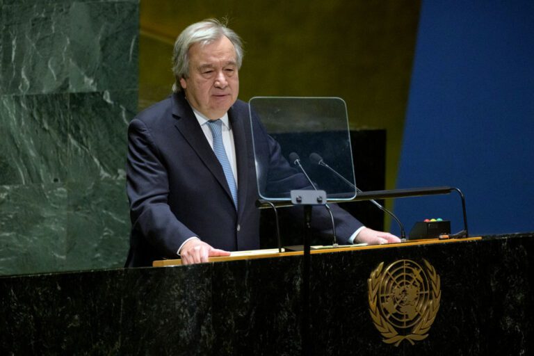 Secretary-General António Guterres addresses the sixty-seventh session of the Commission on the Status of Women.