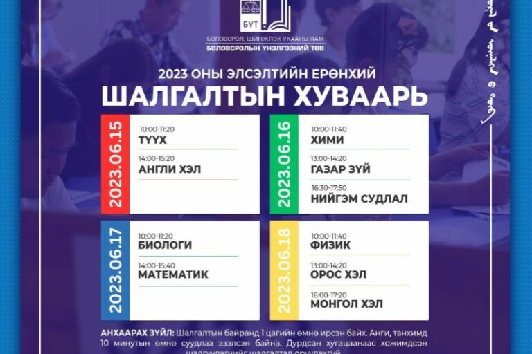 elseltiin_shalgaltiin_huwaari