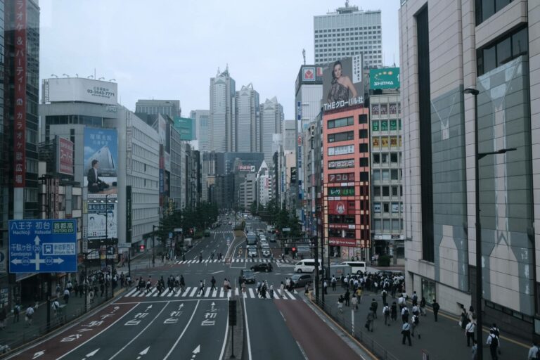 Views of Shinjuku As Japan to Extend Virus Emergency Until a Month Before Olympics
