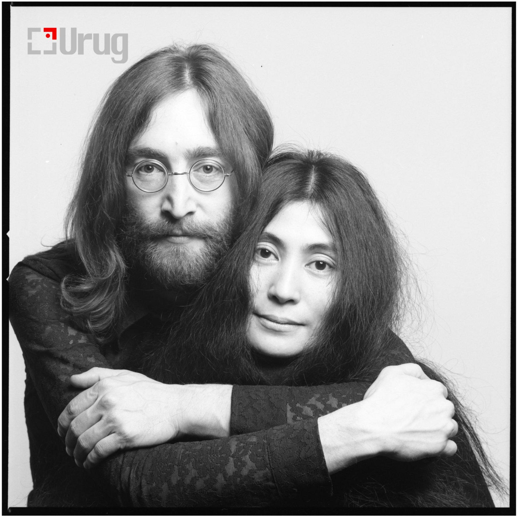 John+&+Yoko+1969+Black+&+White+Pic