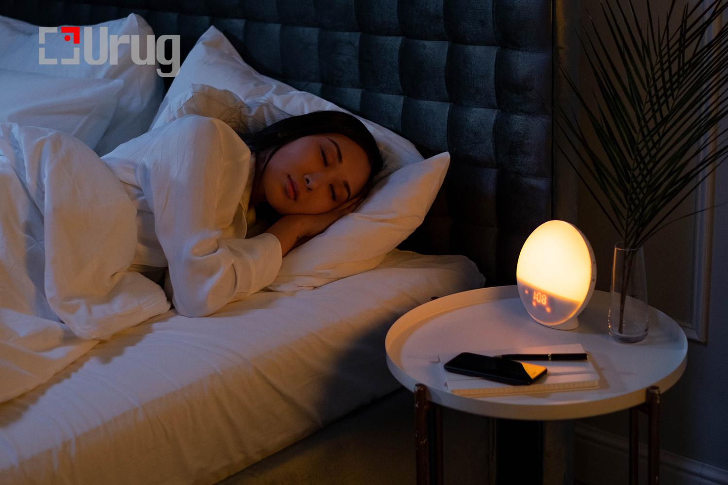 Young sporty woman in nadi shodhana pranayama pose