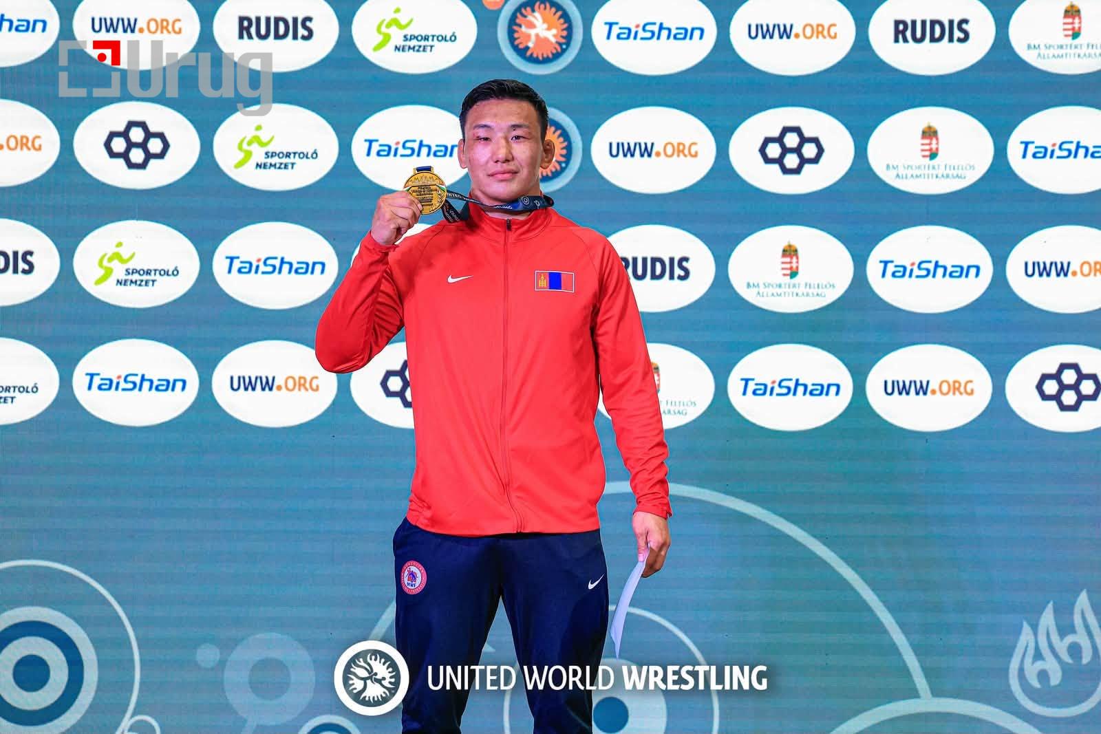 Podium 79kg FS - Gold: Suldkhuu Olonbayar (MGL)